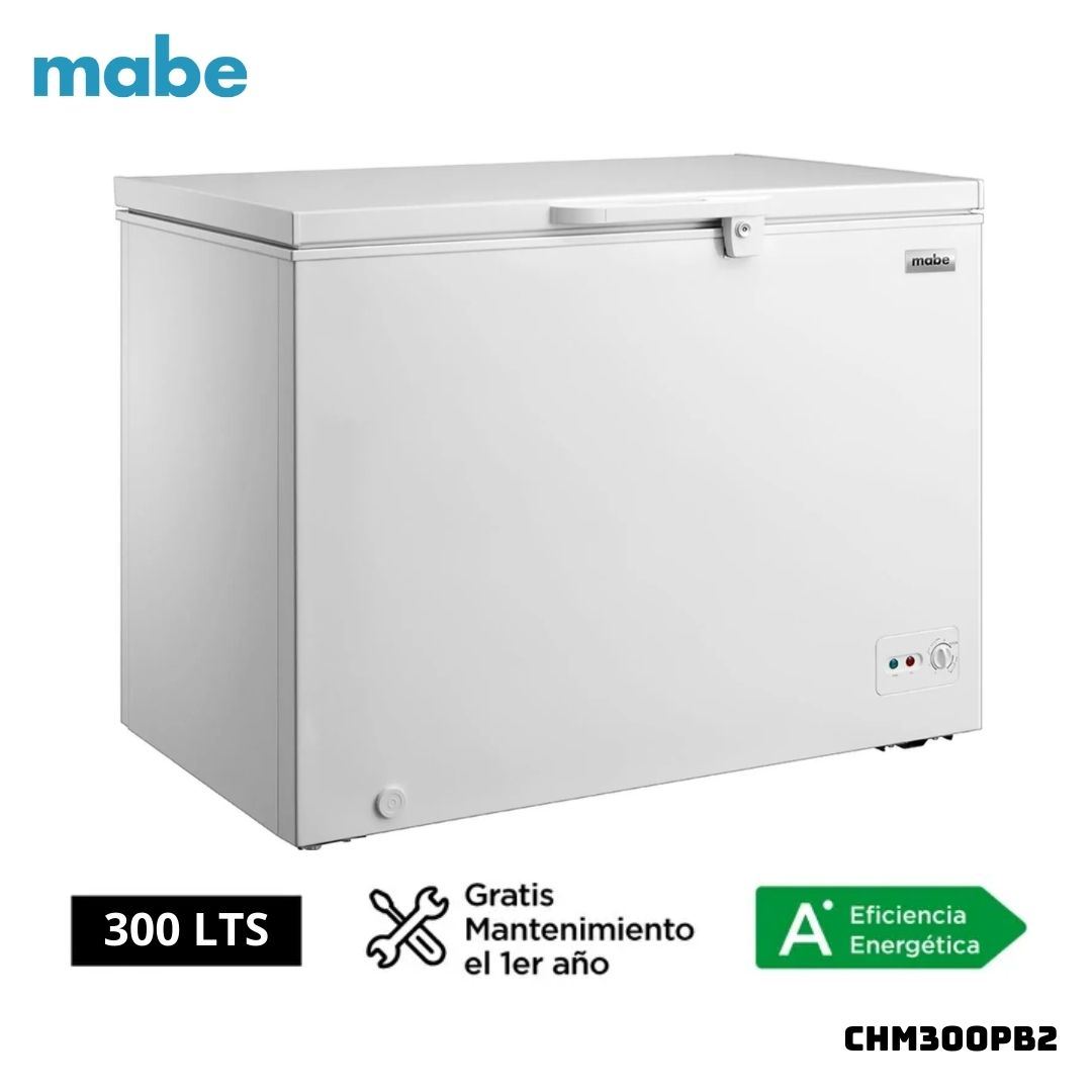 CONGELADOR MABE 300L BLANCO CROMA CHM300PB2